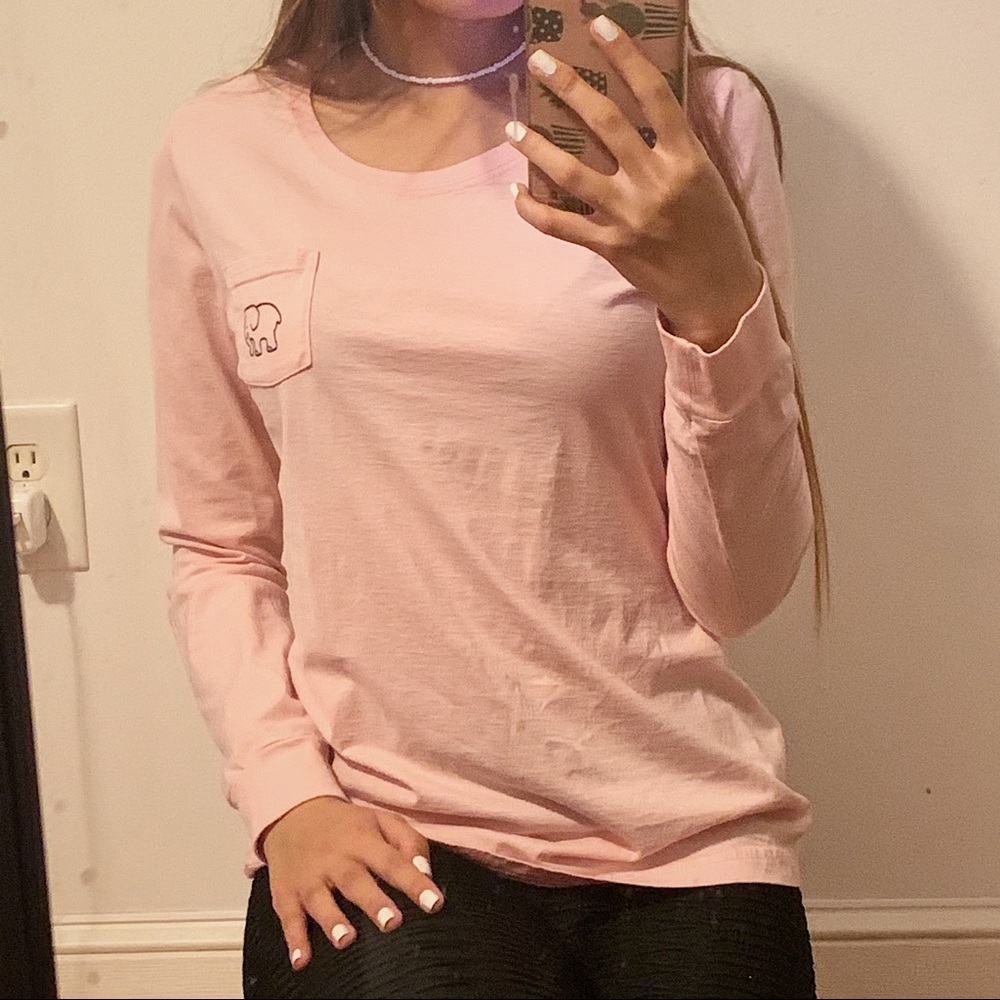 Ivory Ella - Long Sleeve T-Shirt Pink